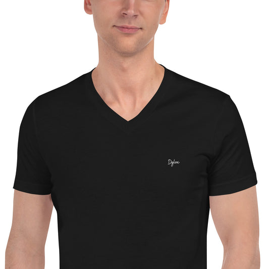 Unisex Short Sleeve V-Neck T-Shirt - DGLOX
